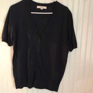 LOFT short sleeved cardigan